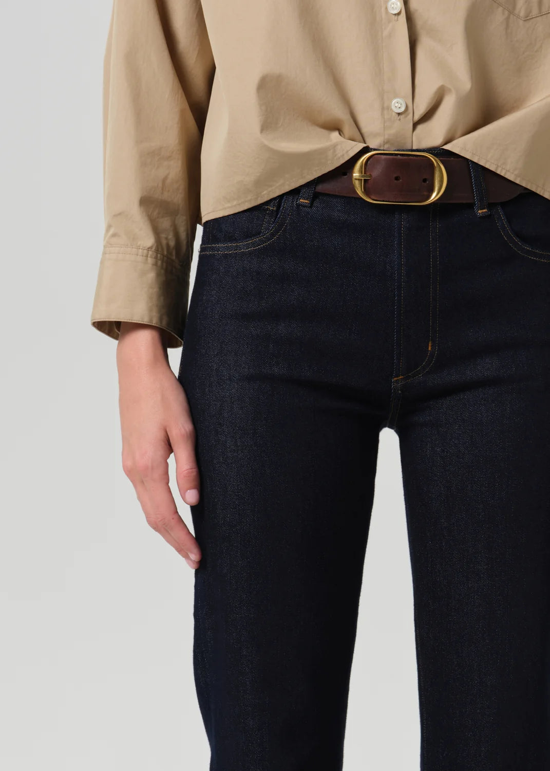 Lilah High Rise Bootcut - Inky Rinse