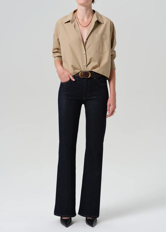 Lilah High Rise Bootcut - Inky Rinse