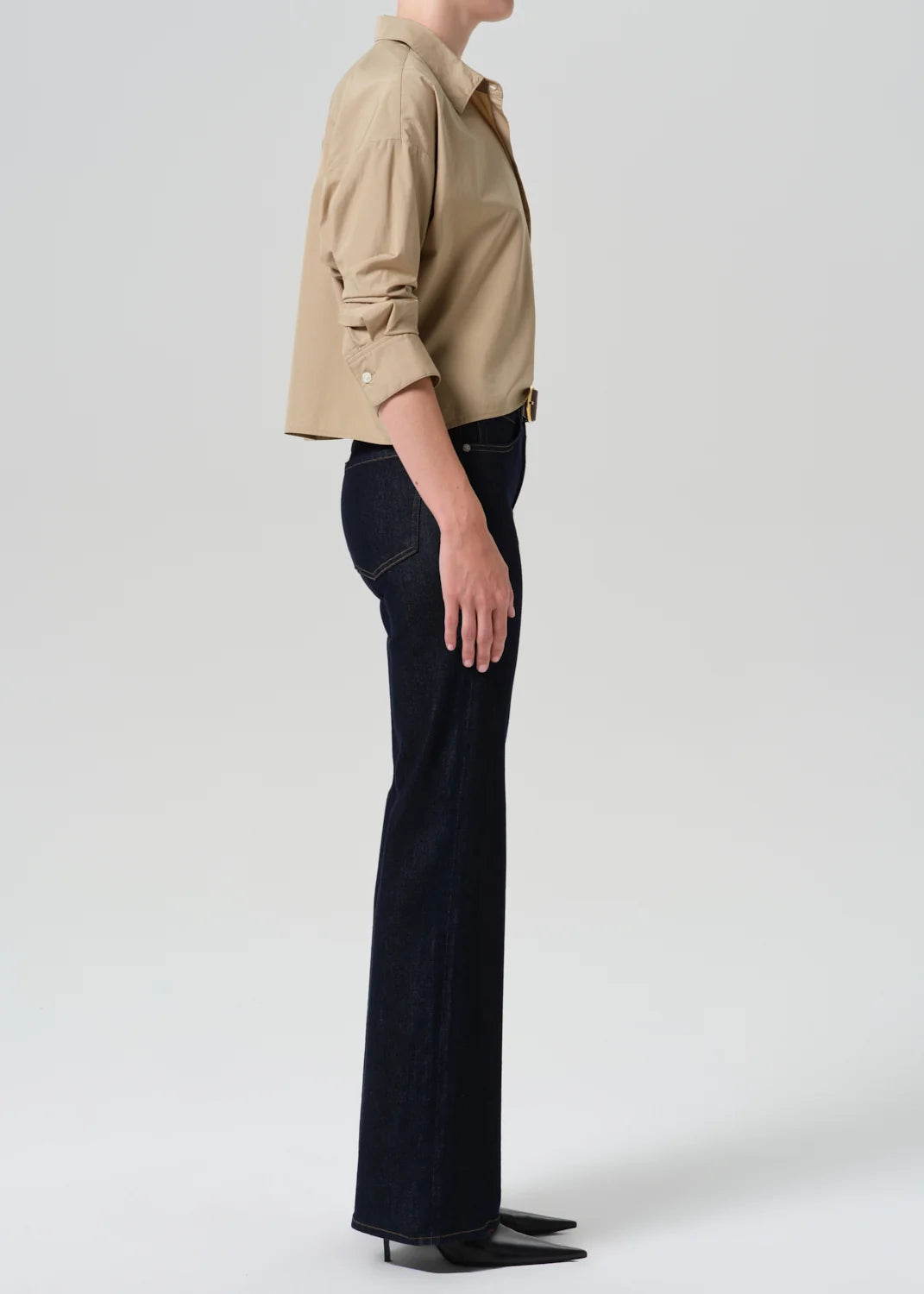 Lilah High Rise Bootcut - Inky Rinse
