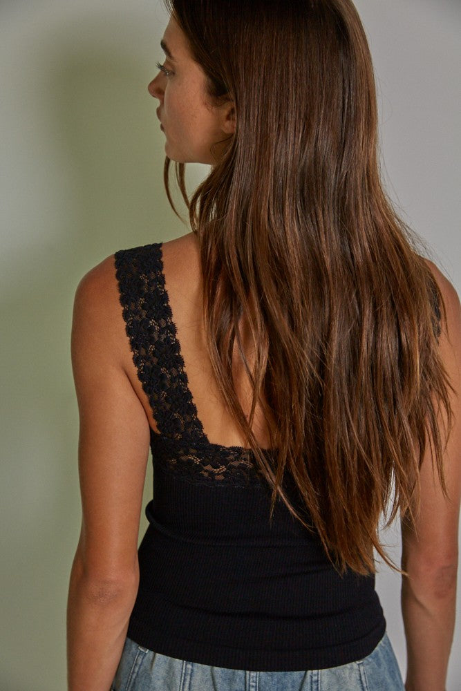 Soft Spot Lace Tank