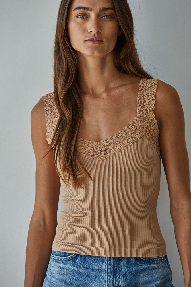 Soft Spot Lace Tank