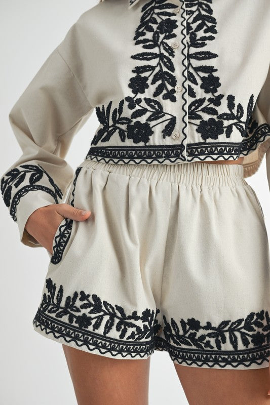 Lotus Blossom Shorts