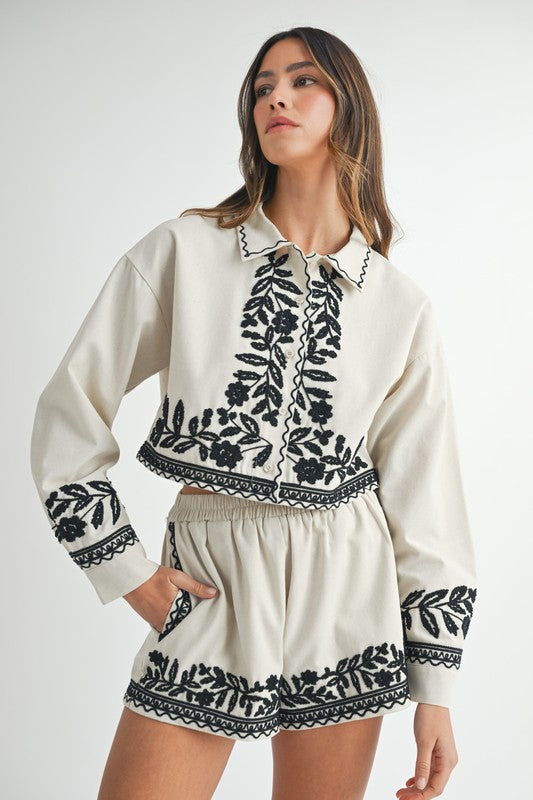 Lotus Blossom Shorts