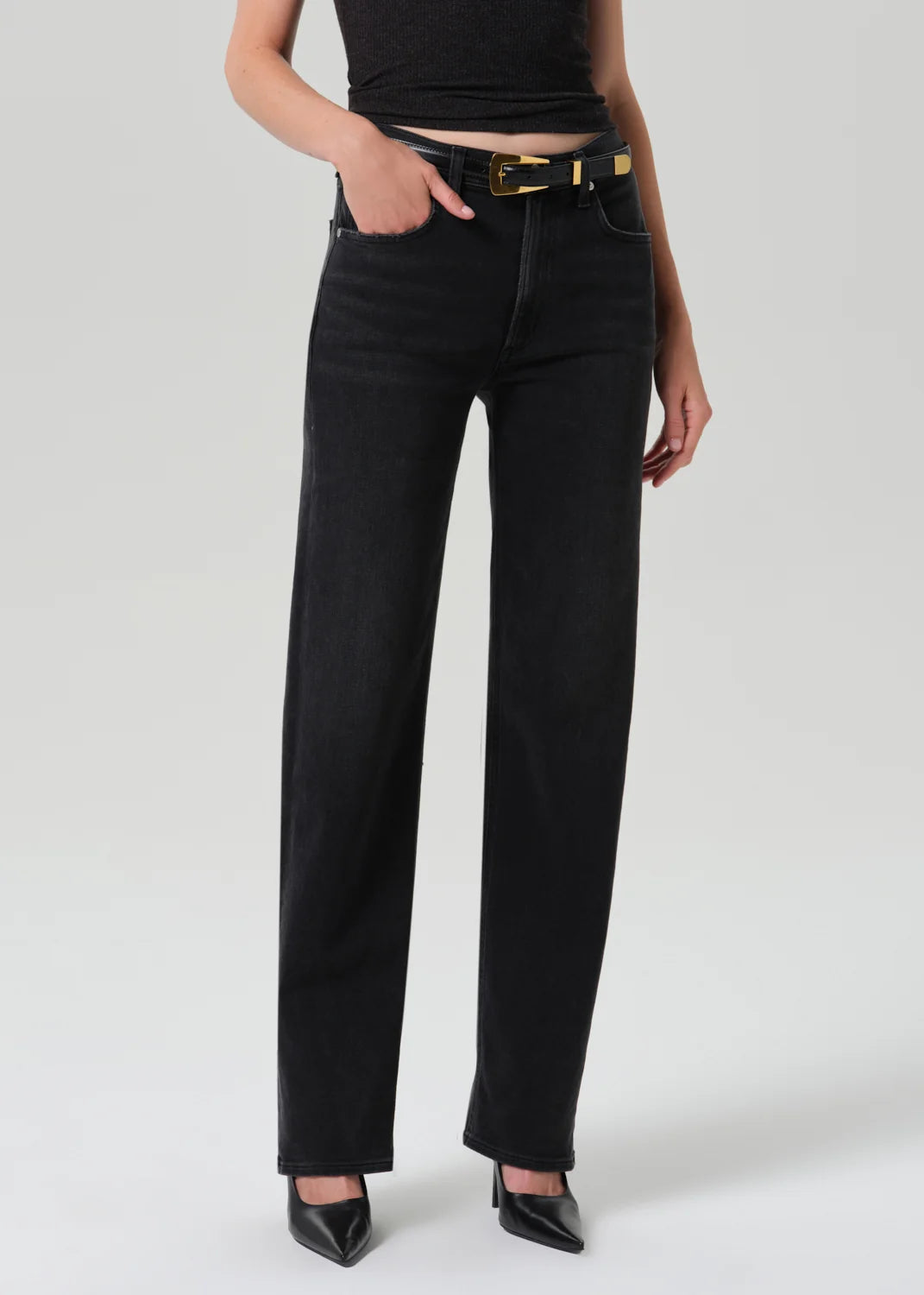 Palma Straight Long Clean Hem - Nebulae