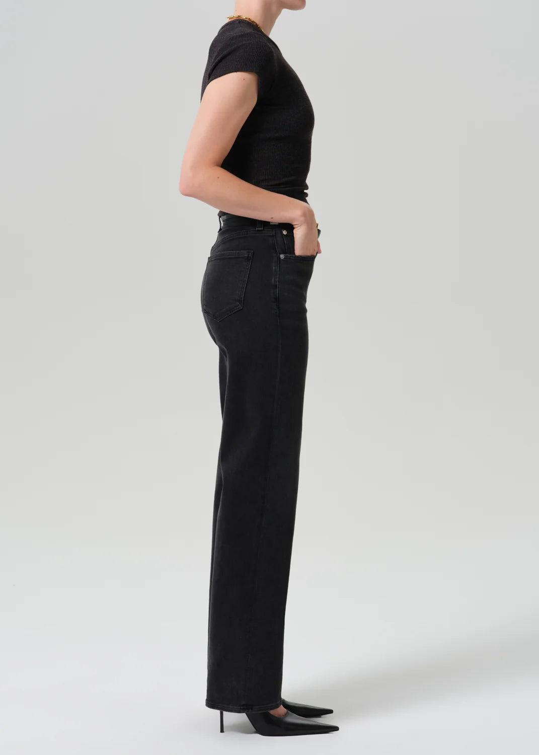 Palma Straight Long Clean Hem - Nebulae