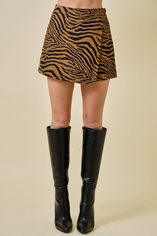 Wild Streak Wrap Skort