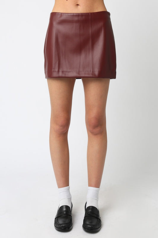 Sleek & Serious Mini Skirt