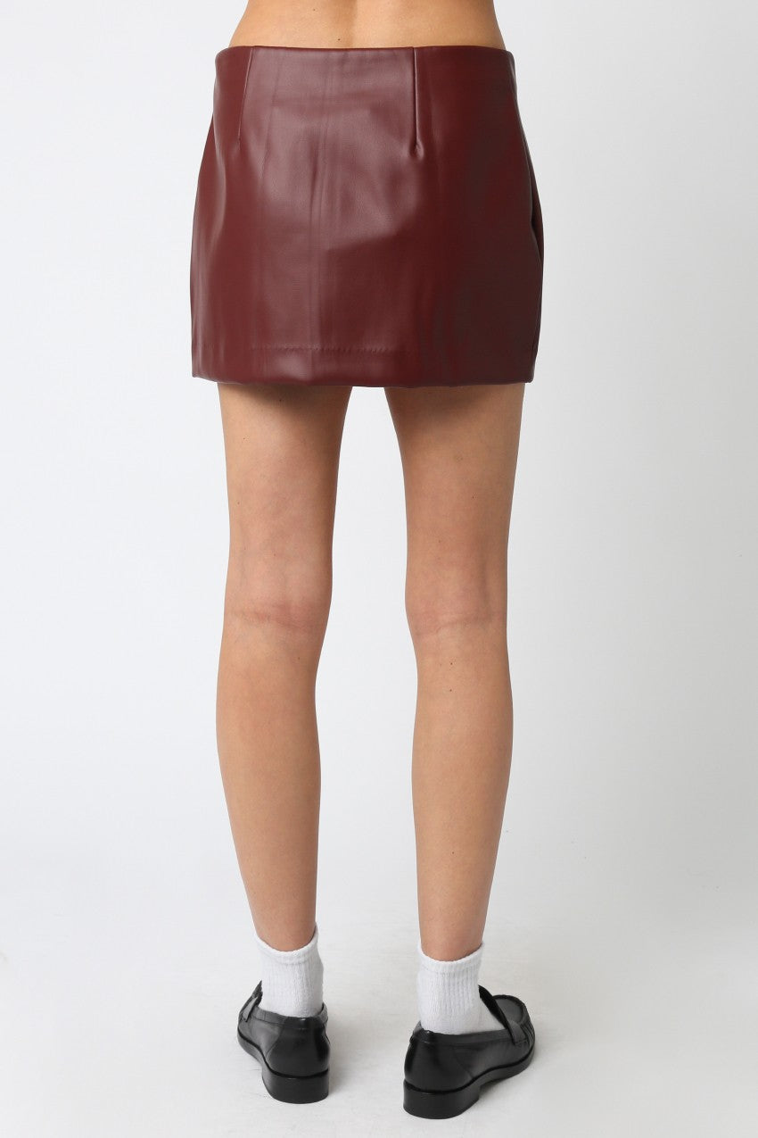 Sleek & Serious Mini Skirt