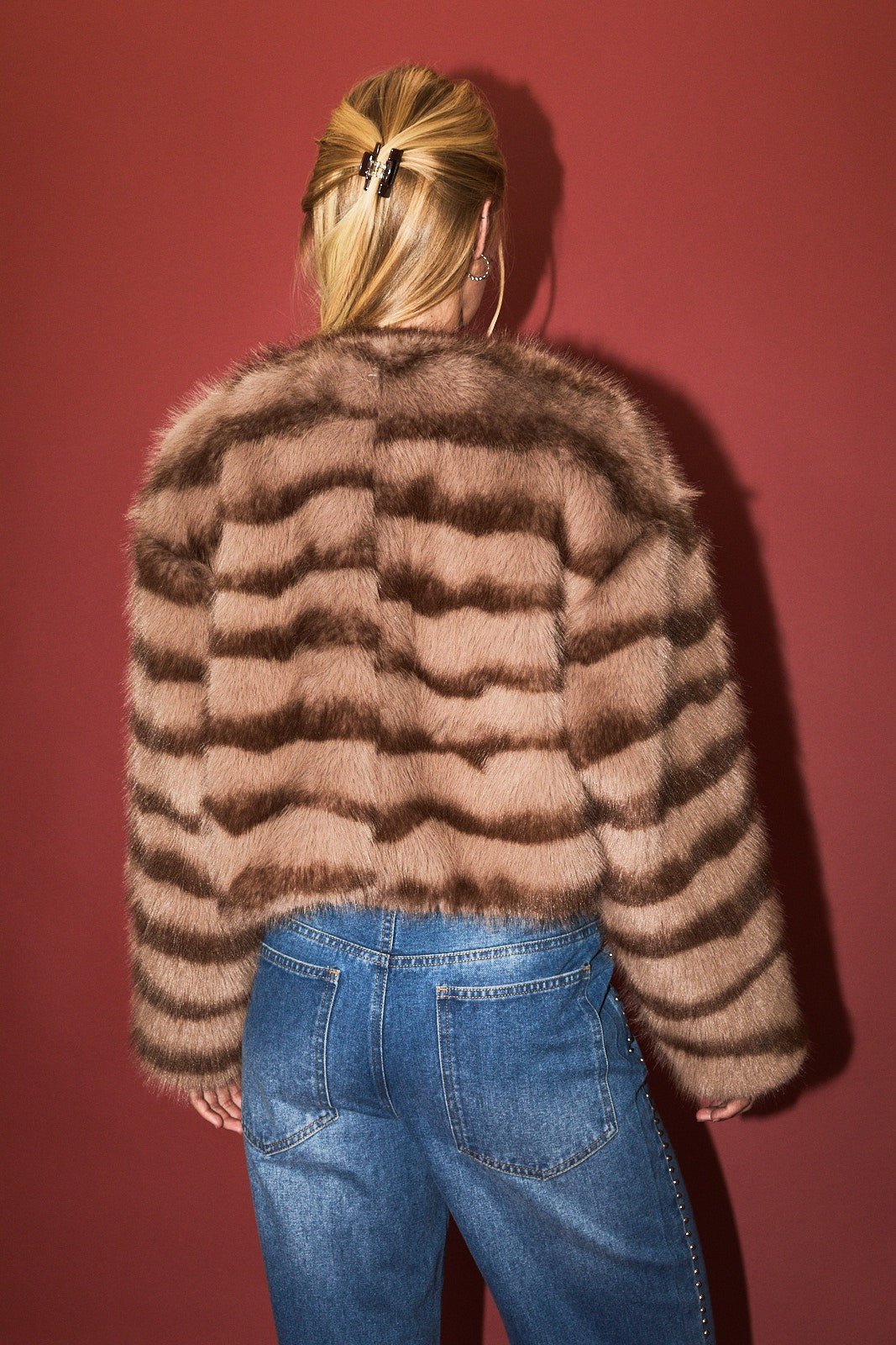 Fine Line Fur Coat