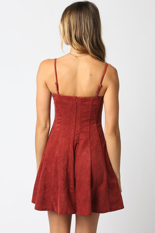 Ember Suede Mini Dress