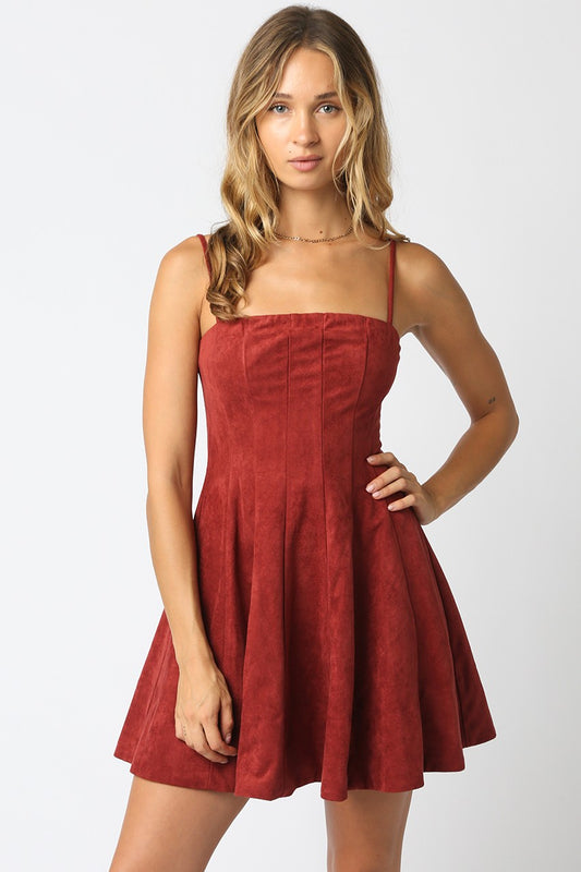 Ember Suede Mini Dress