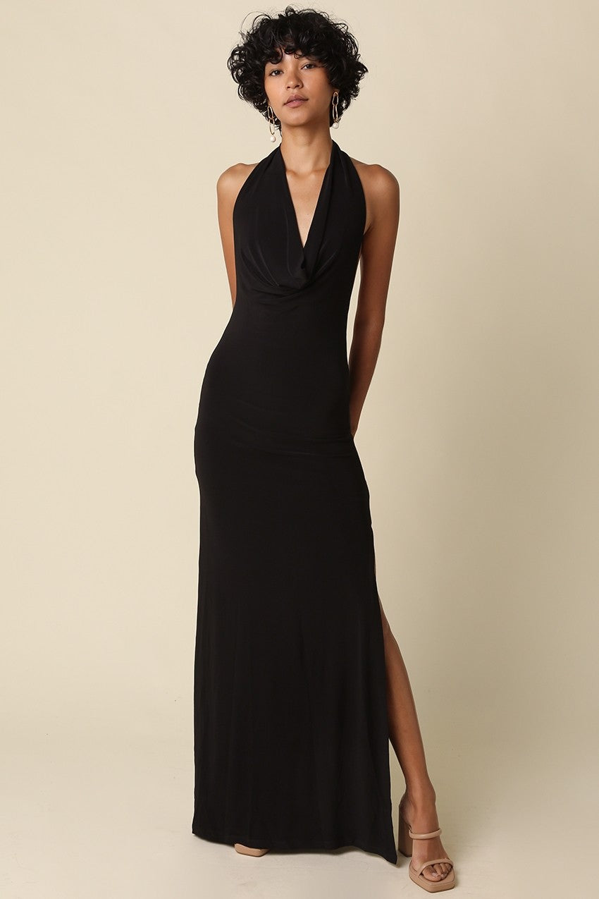 Black Tie Optional Maxi Dress
