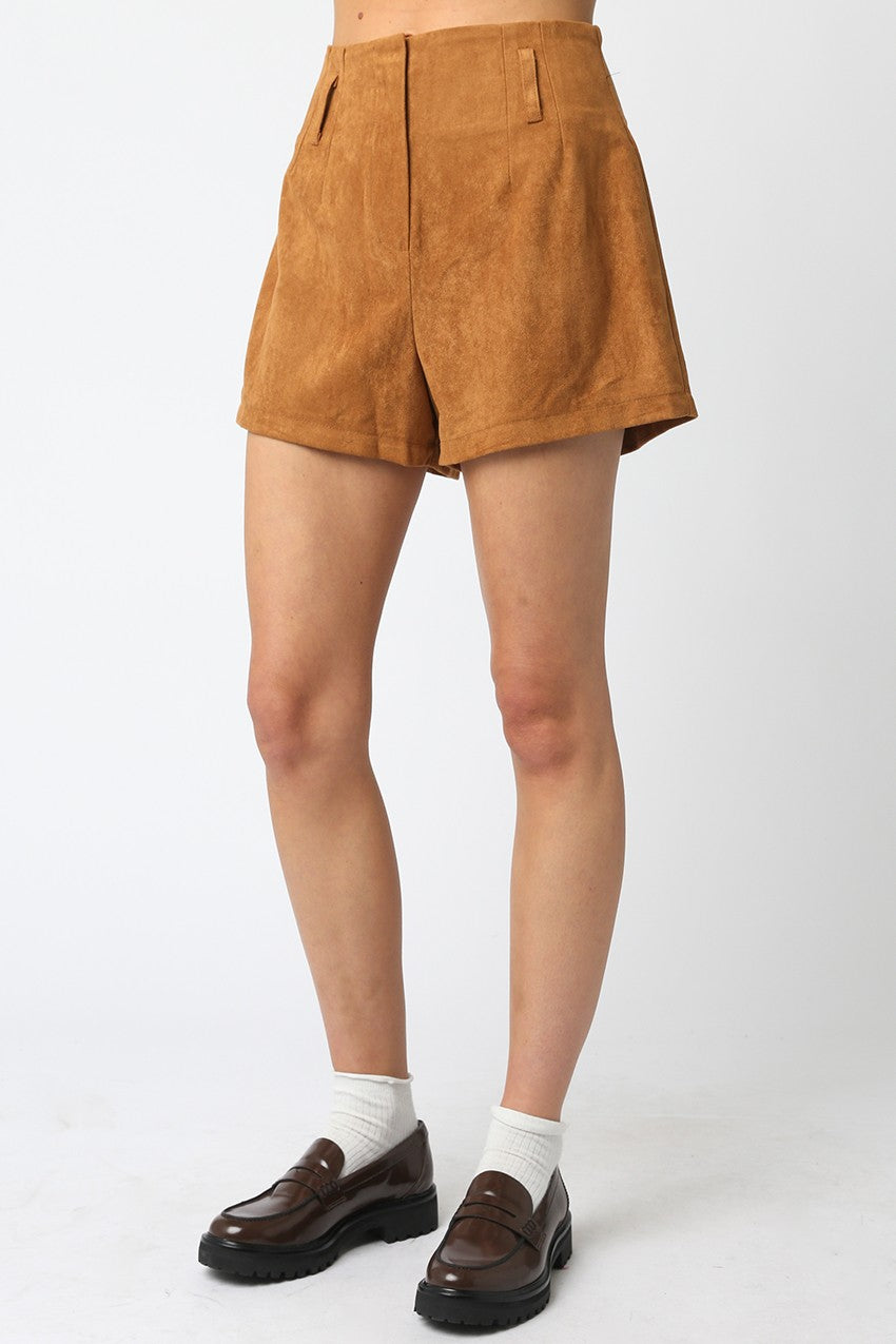City Stroll Suede Shorts