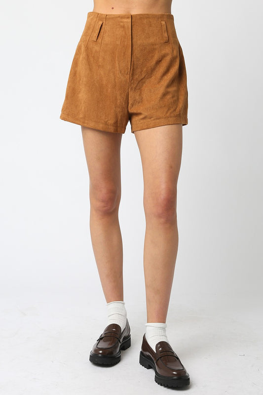 City Stroll Suede Shorts