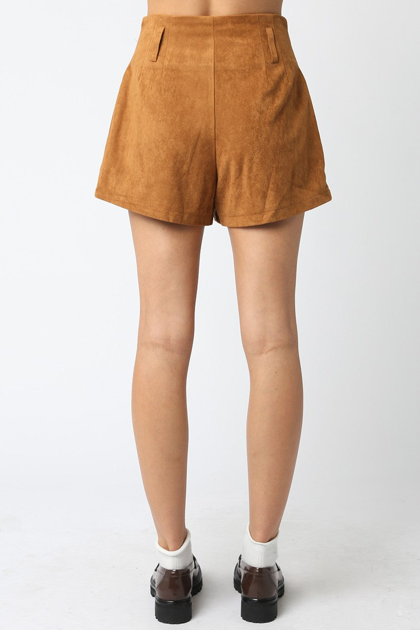 City Stroll Suede Shorts