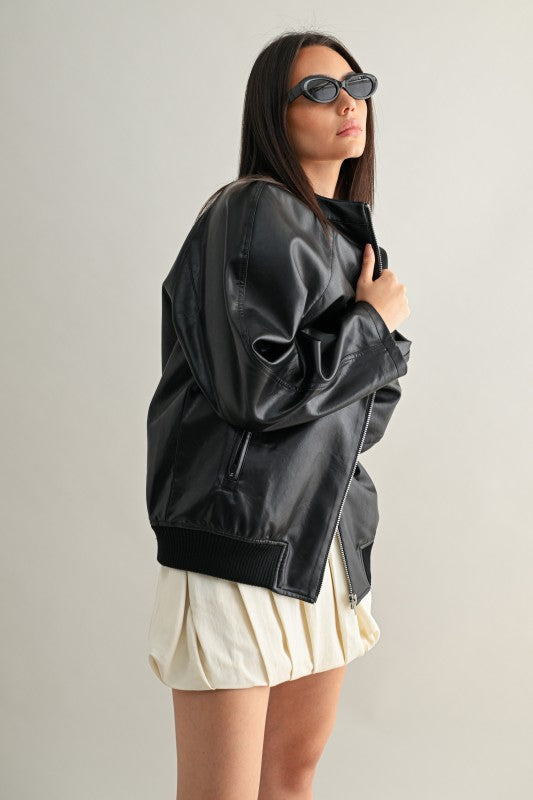 Catching Vibes Bomber Jacket