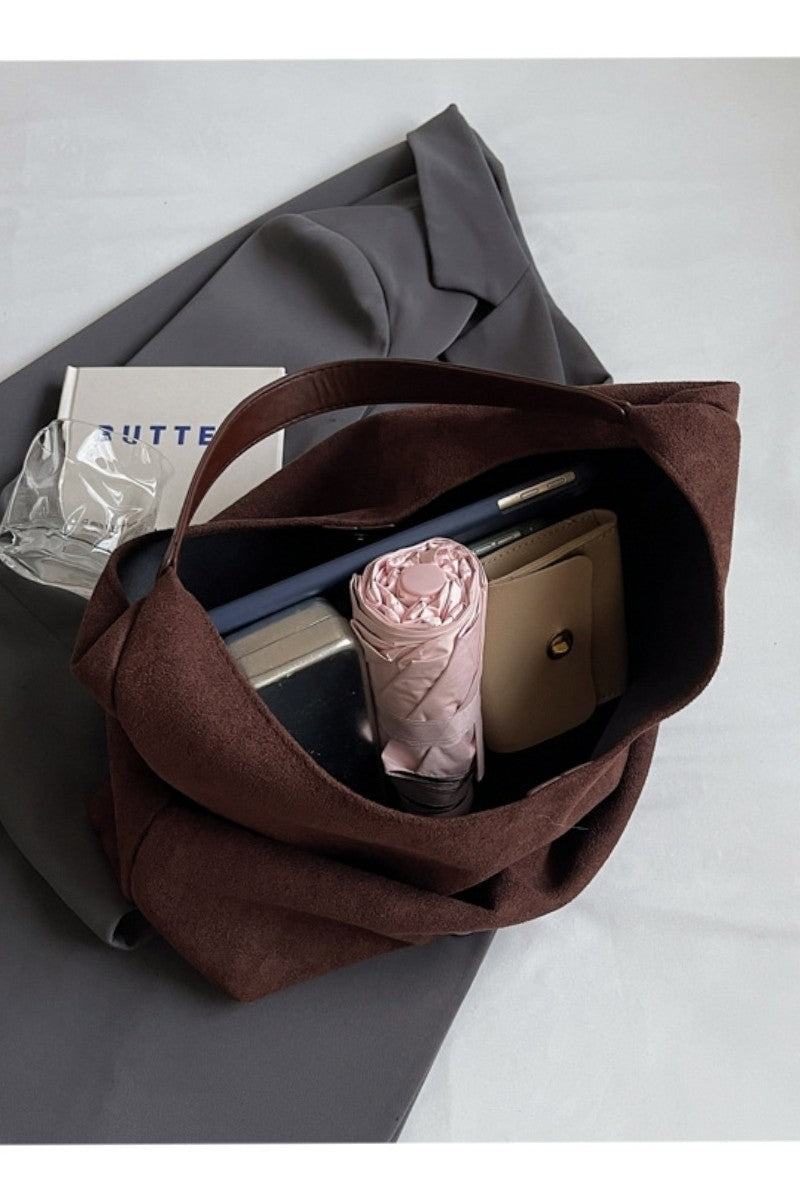 Wren Suede Tote Bag