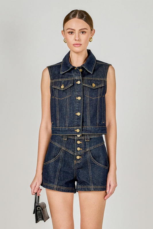 Palisades Denim Vest