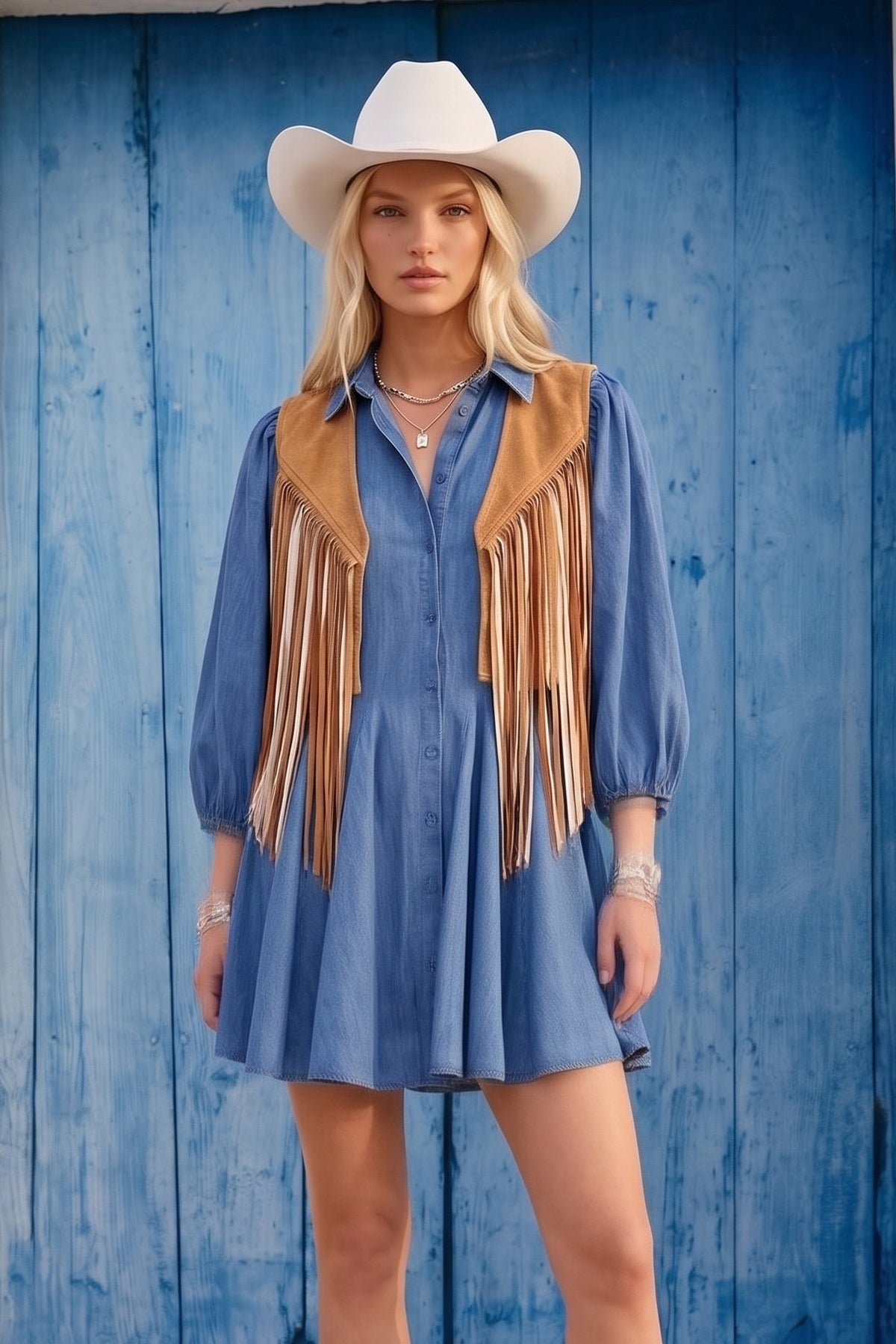 Dutton Fringe Vest