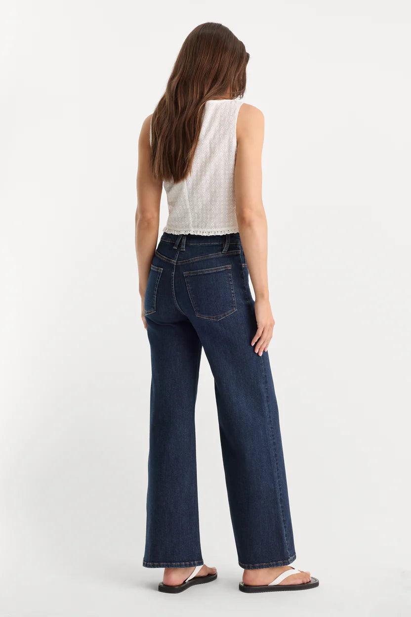 Good Waist Palazzo Ankle Jeans