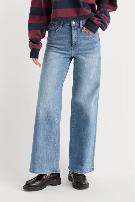 Good Waist Palazzo Ankle Jeans - Cedarwick