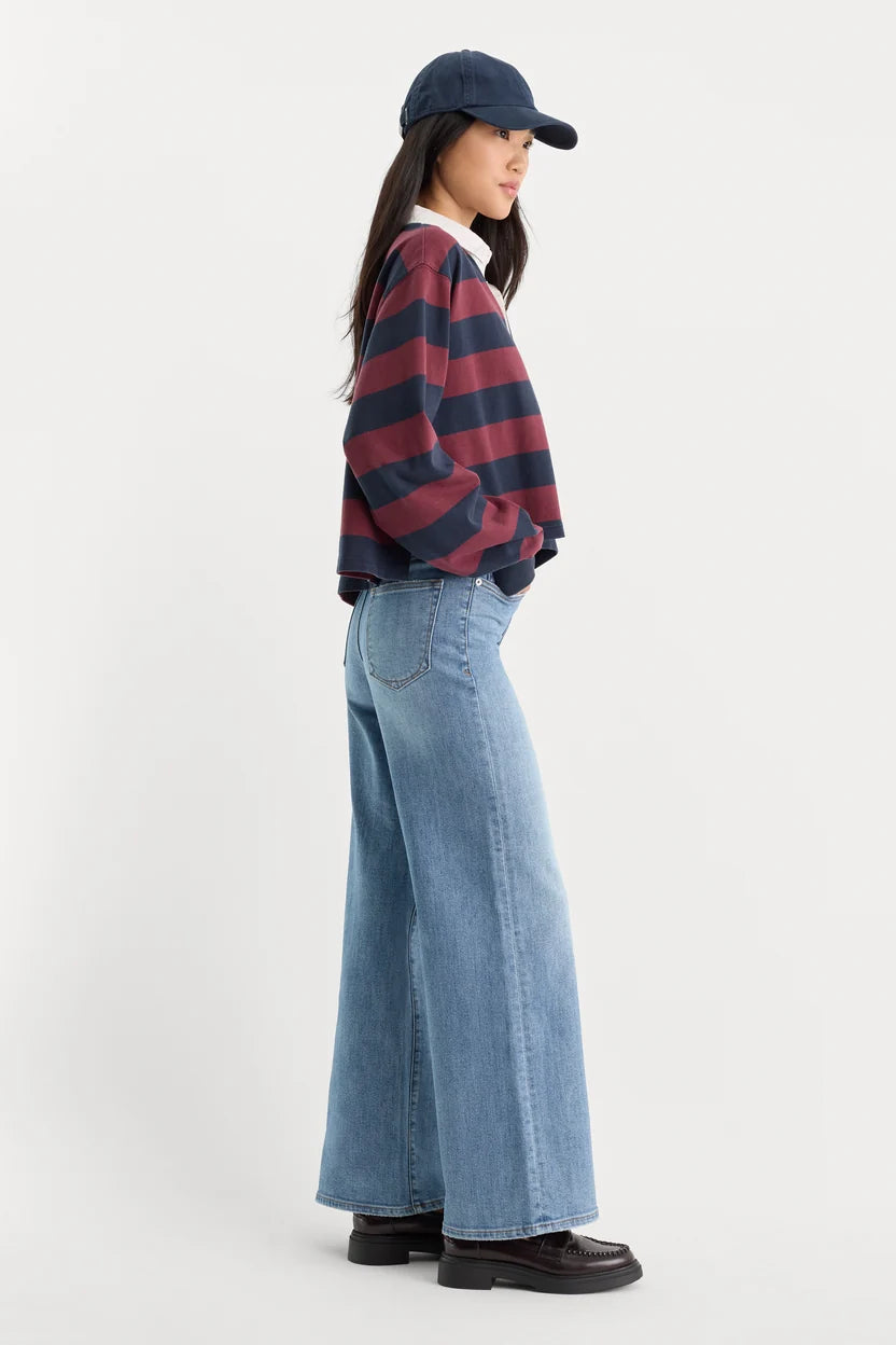 Good Waist Palazzo Ankle Jeans - Cedarwick
