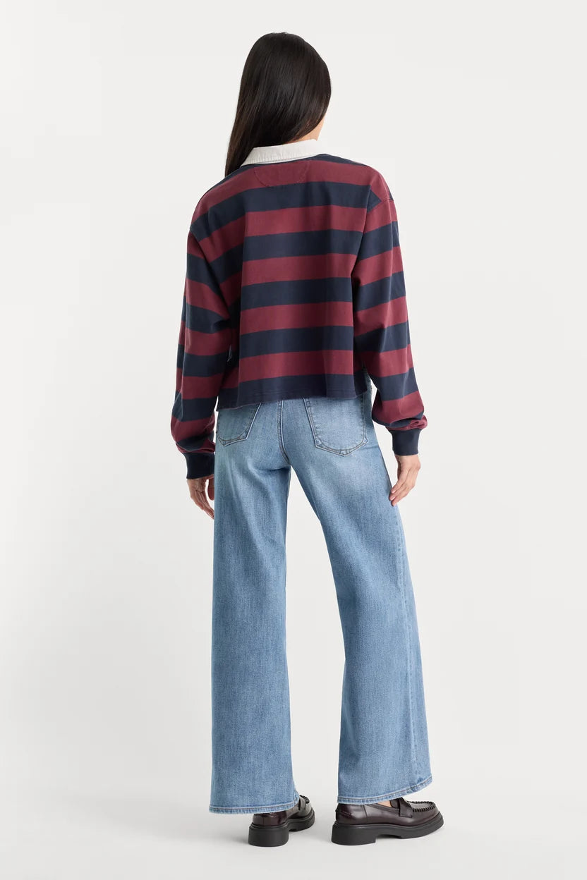 Good Waist Palazzo Ankle Jeans - Cedarwick