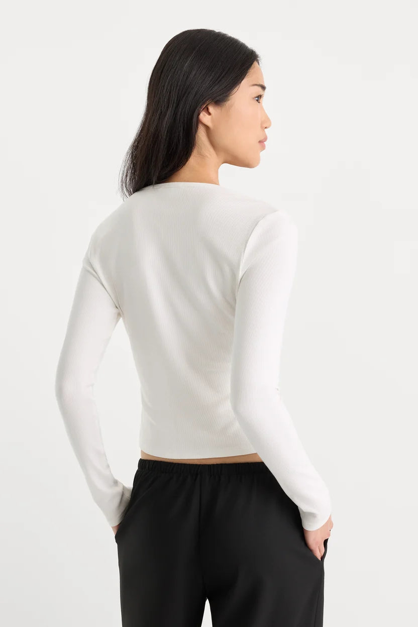 The Rib V Neck Cardigan