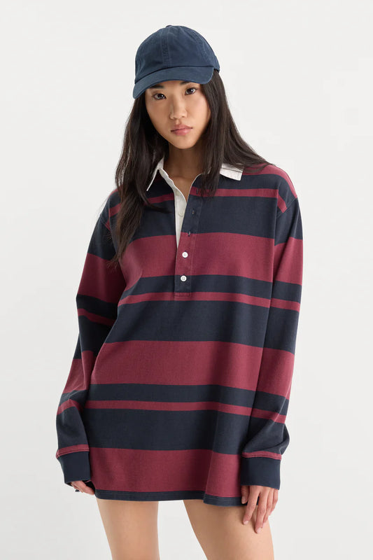 Knit Rugby Mini Dress