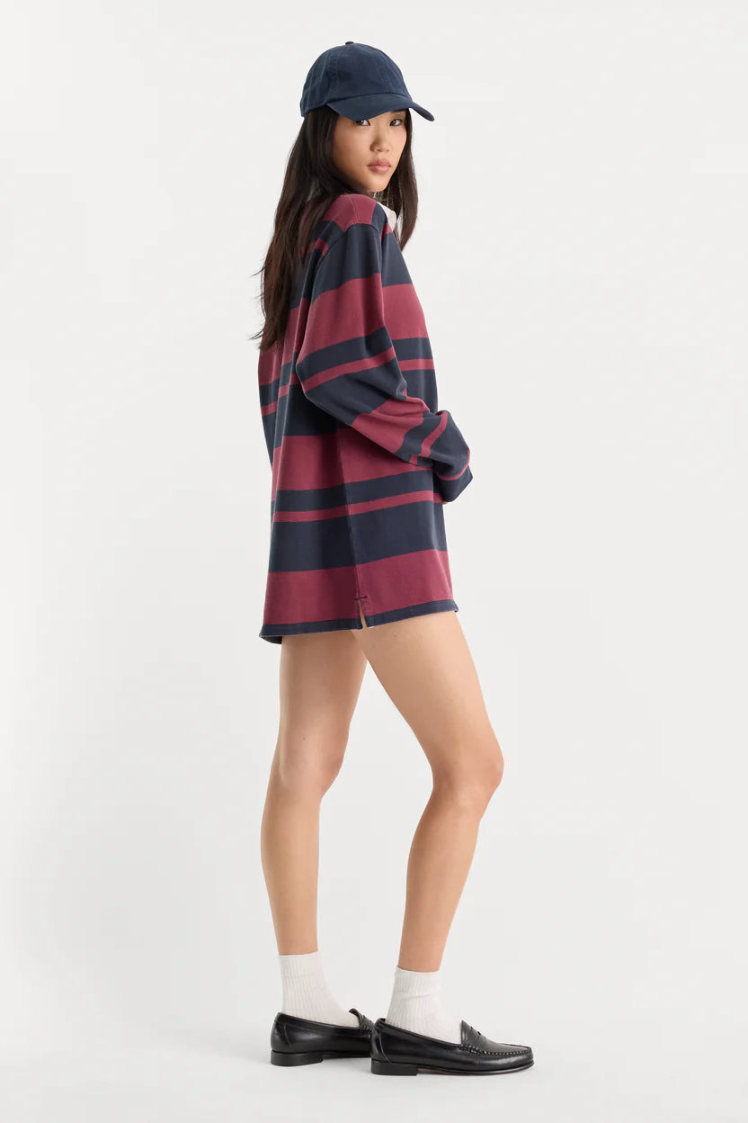 Knit Rugby Mini Dress