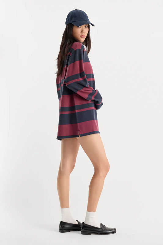 Knit Rugby Mini Dress