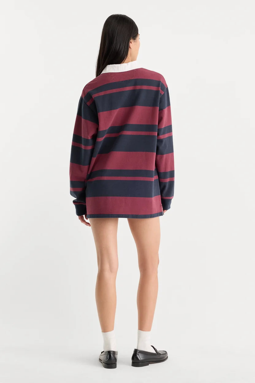 Knit Rugby Mini Dress