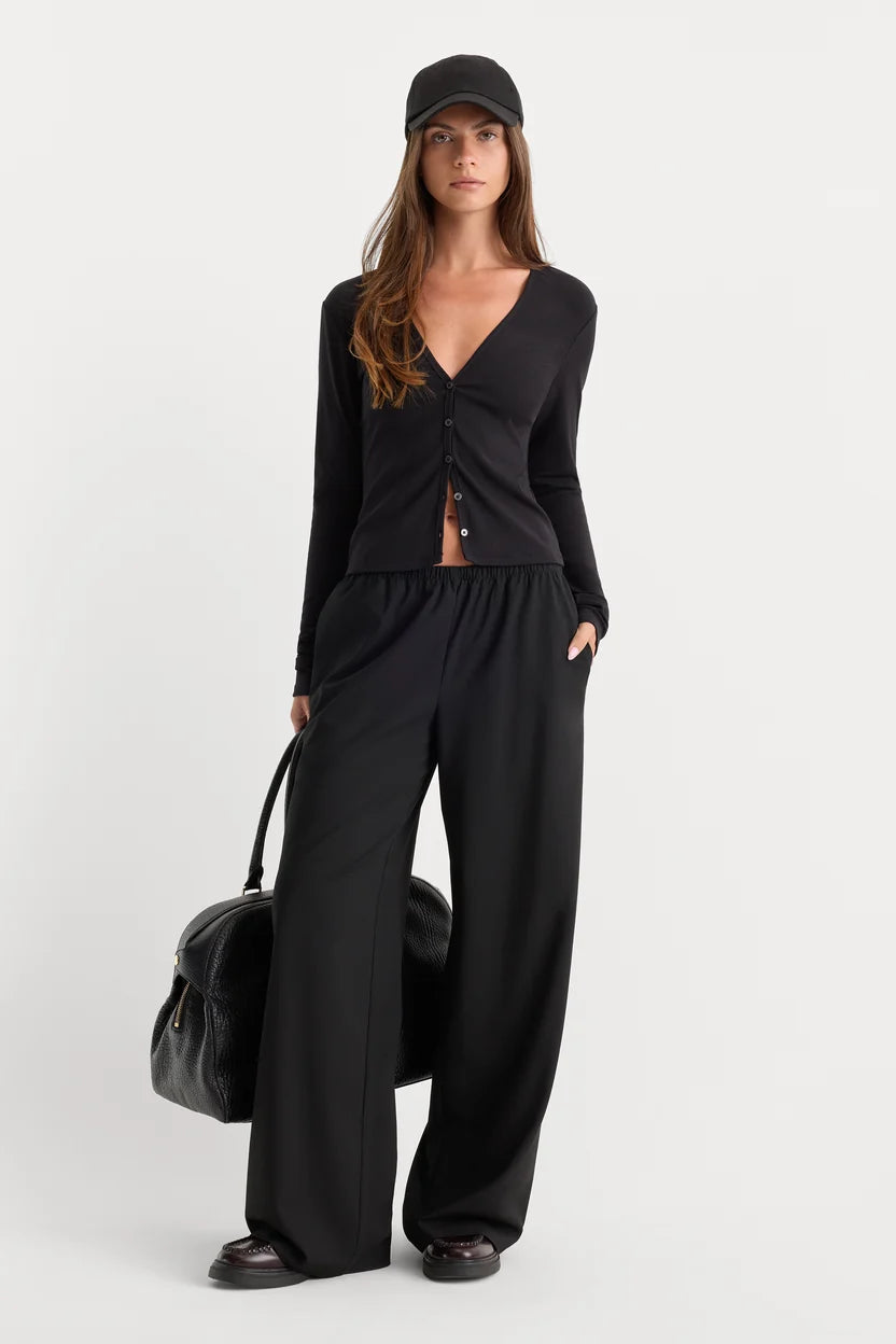 The Rib V Neck Cardigan
