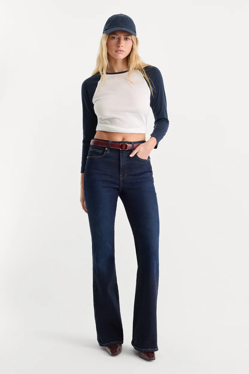Good Legs Flare Jeans - Rinse
