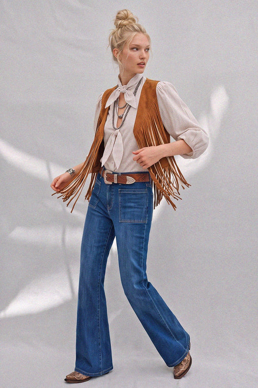 Dutton Fringe Vest