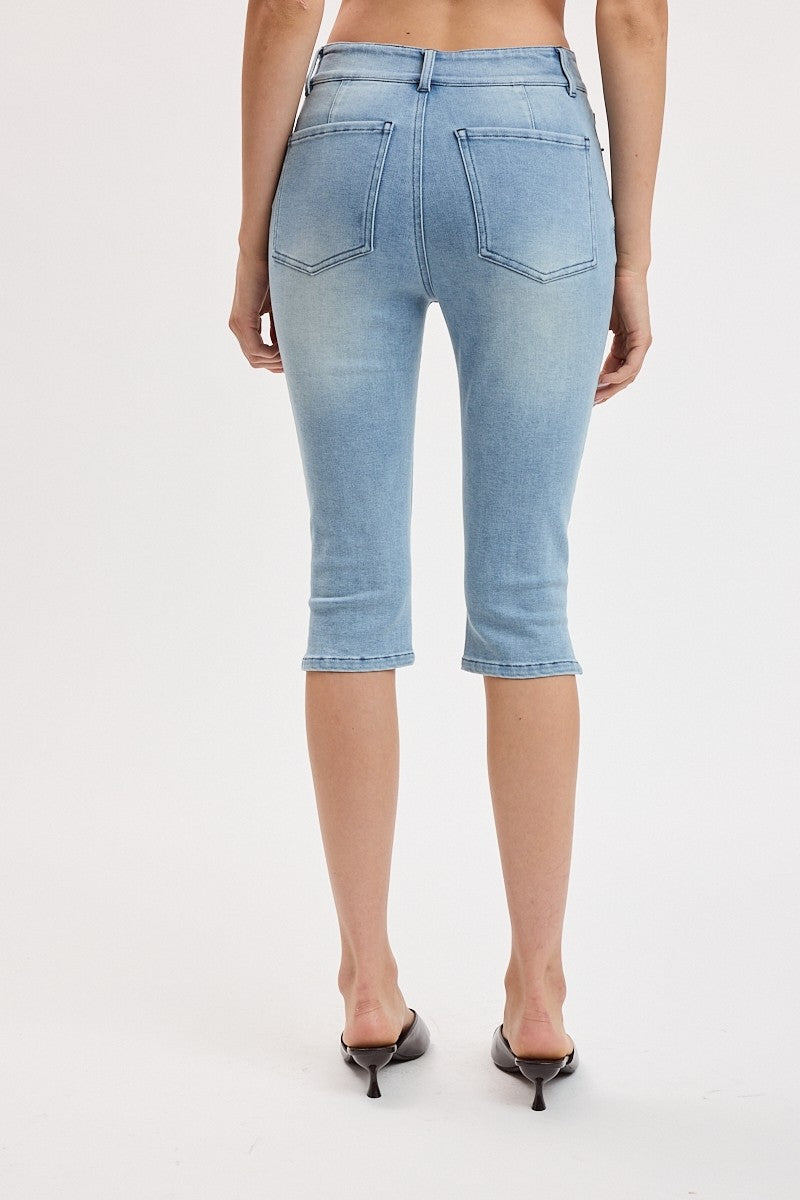 Always On Denim Capris