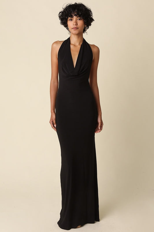 Black Tie Optional Maxi Dress