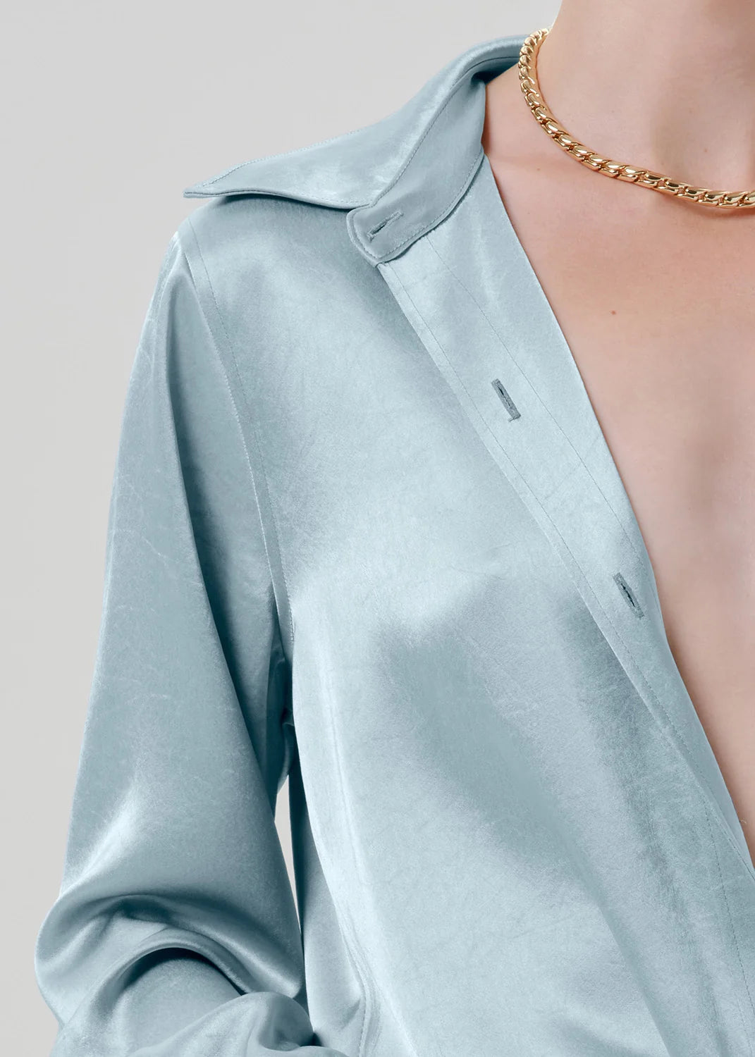 Tullah Hammered Satin Shirt