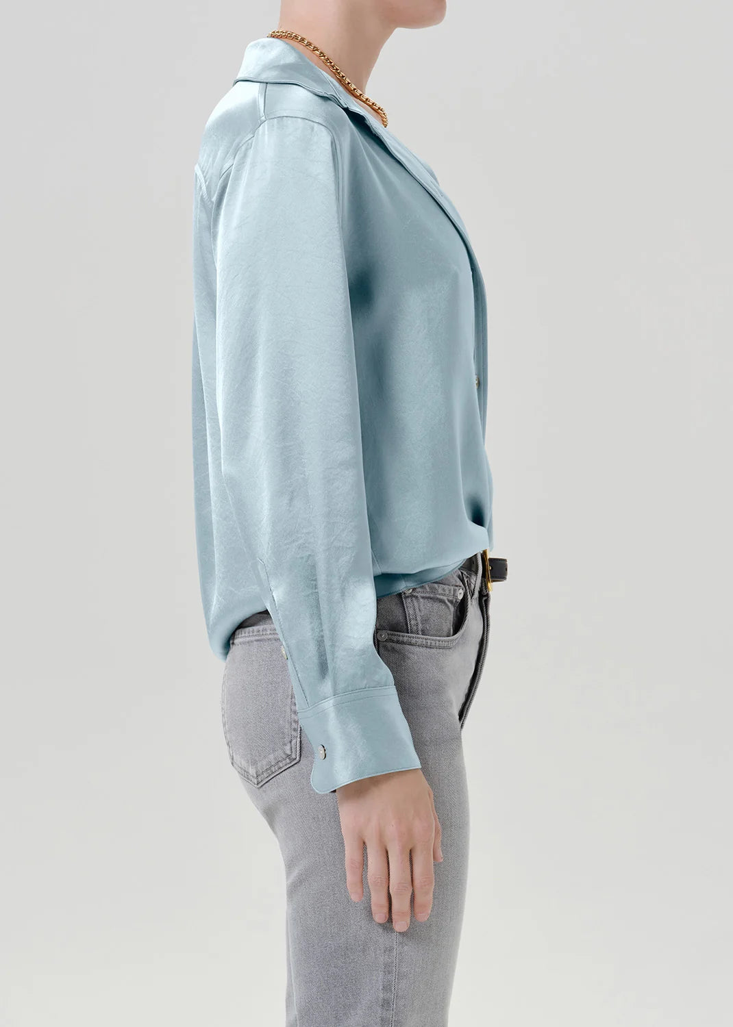 Tullah Hammered Satin Shirt