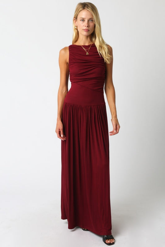 Merlot Hour Maxi Dress