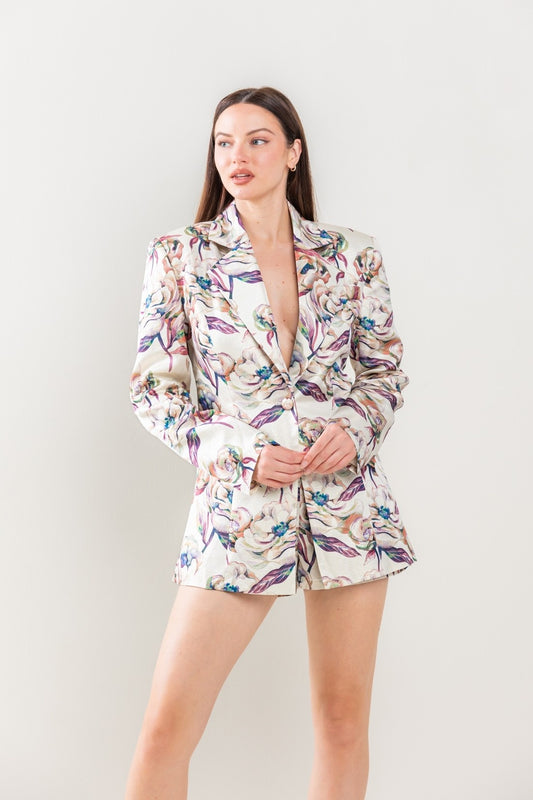 Zoey Floral Blazer