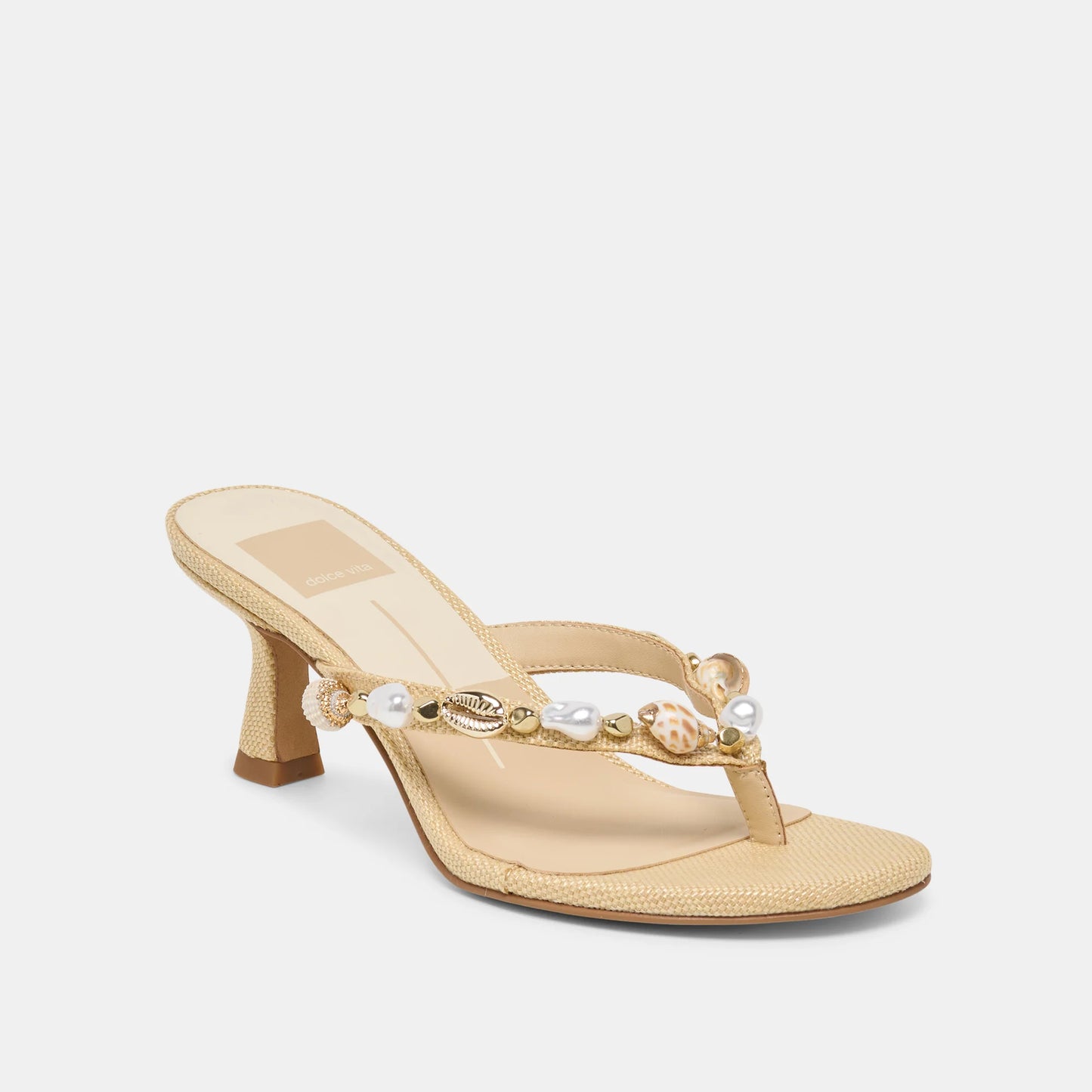 Daksie Heel - Natural Raffia