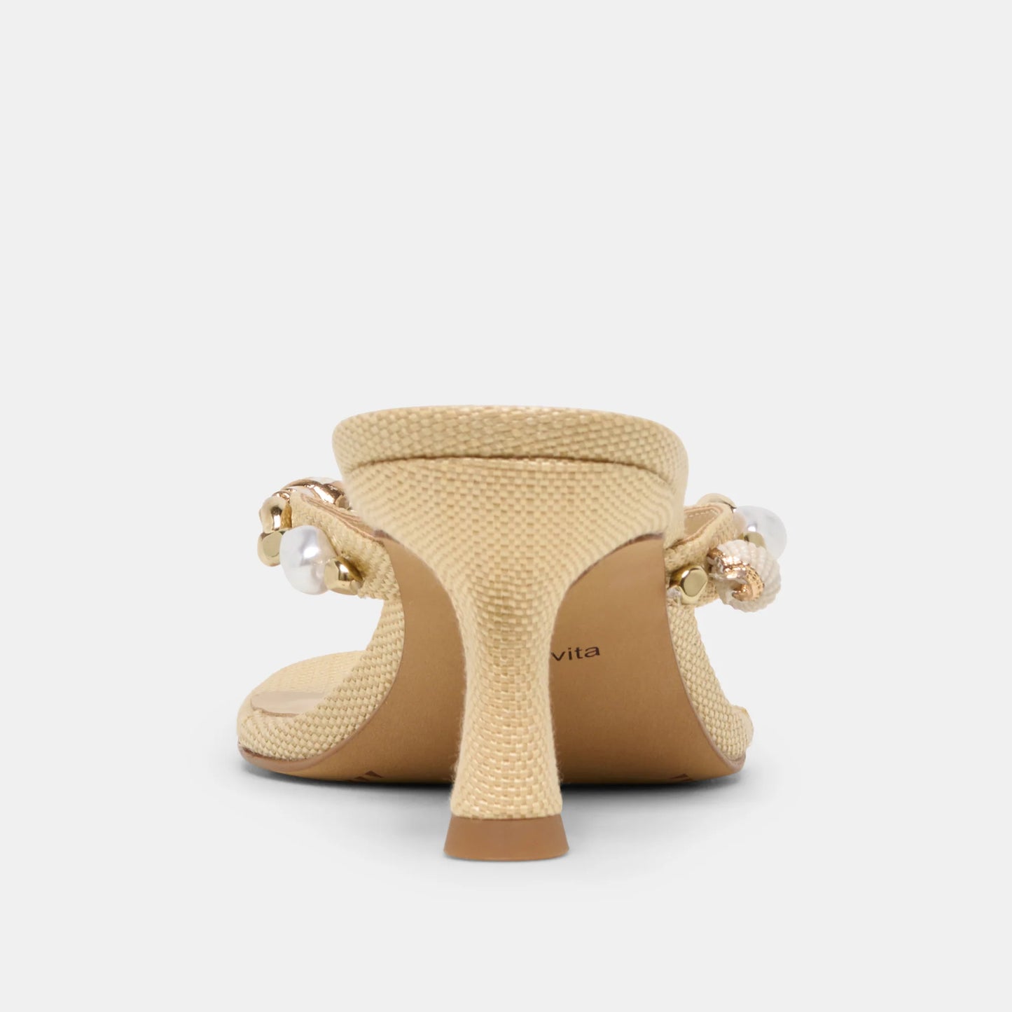 Daksie Heel - Natural Raffia
