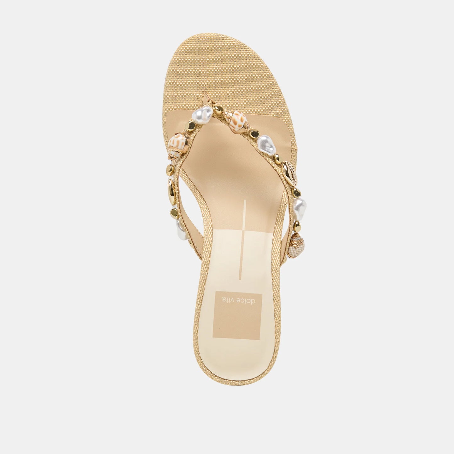 Daksie Heel - Natural Raffia