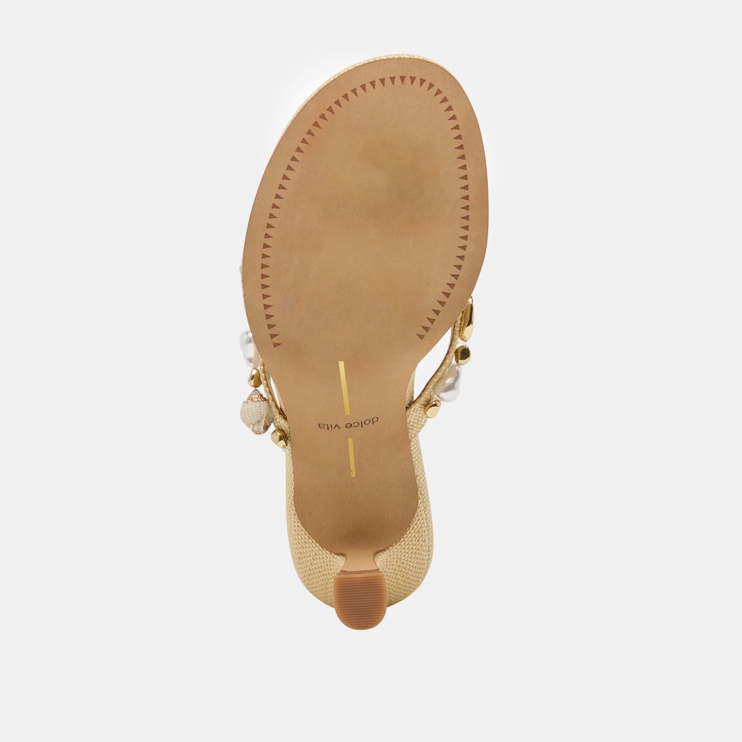 Daksie Heel - Natural Raffia