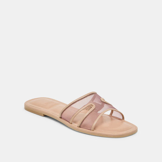 Flori Sandals - Light Tan Mesh