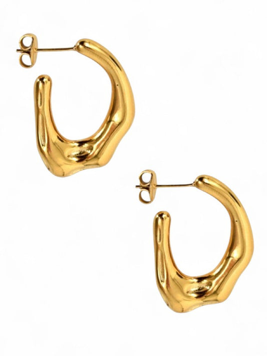 Fan Girl Hoop Earrings