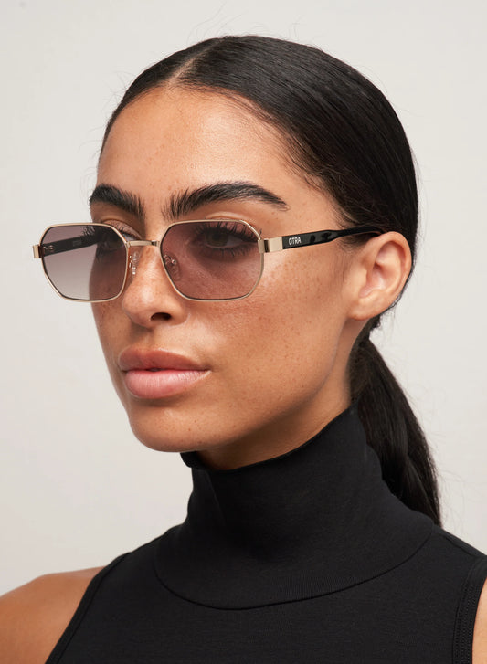 Hannah - Gold/Smokey Brown