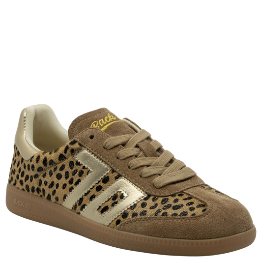 Cloud W26 Sneaker - Leopard Gold