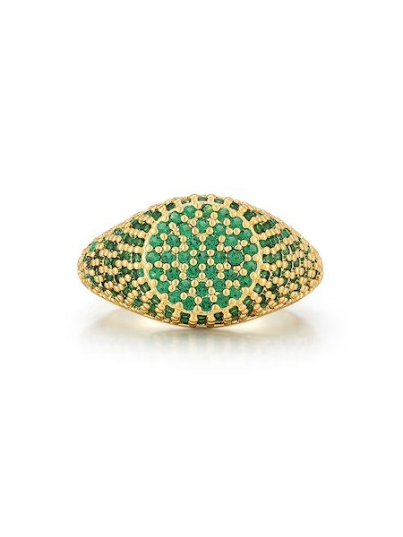 Pave Signet Ring